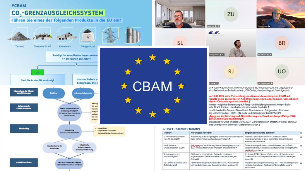 Online Session der ERFA-Gruppe CBAM